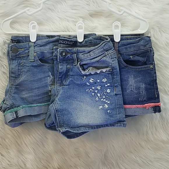 Vigoss Other - Vigoss 3 pair of girls size 8 jeans shorts